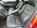 2015 Volvo V60 R-Design Off-Black/Anthracite Interior Front Seat Photo
