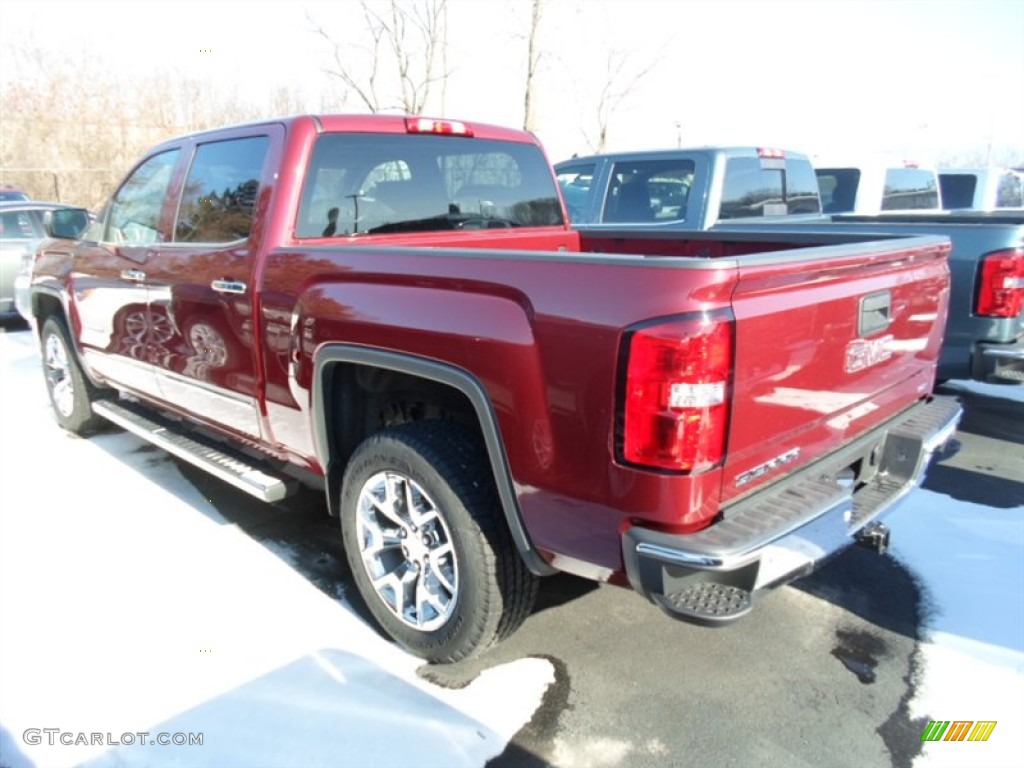 2014 Sierra 1500 SLT Crew Cab 4x4 - Sonoma Red Metallic / Jet Black photo #6