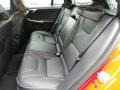 2015 Volvo V60 R-Design Off-Black/Anthracite Interior Rear Seat Photo