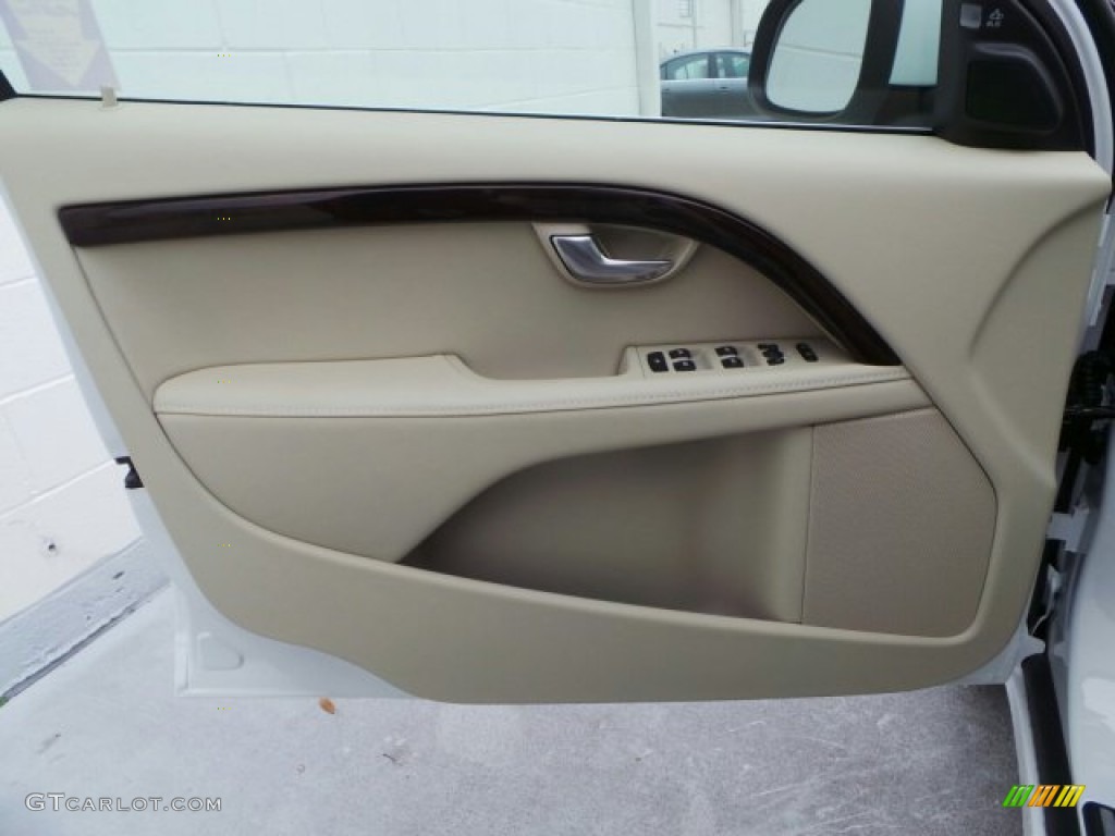 2015 Volvo S80 T5 Drive-E Off Black Door Panel Photo #91065387