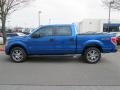 2014 Blue Flame Ford F150 XLT SuperCrew  photo #3