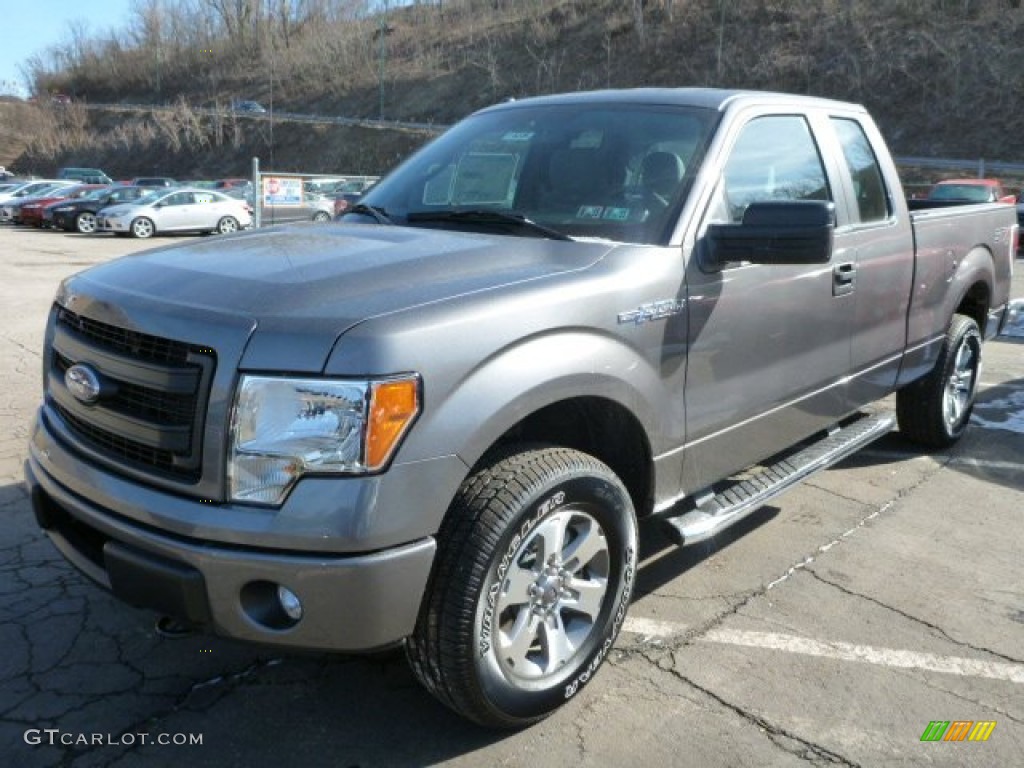 2014 F150 STX SuperCab 4x4 - Sterling Grey / Steel Grey photo #5