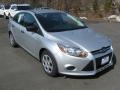 2014 Ingot Silver Ford Focus S Sedan  photo #1