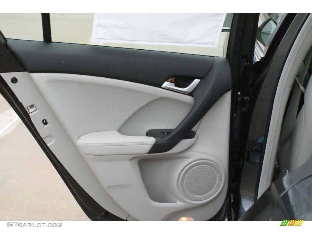 2014 Acura TSX Technology Sedan Graystone Door Panel Photo #91067397