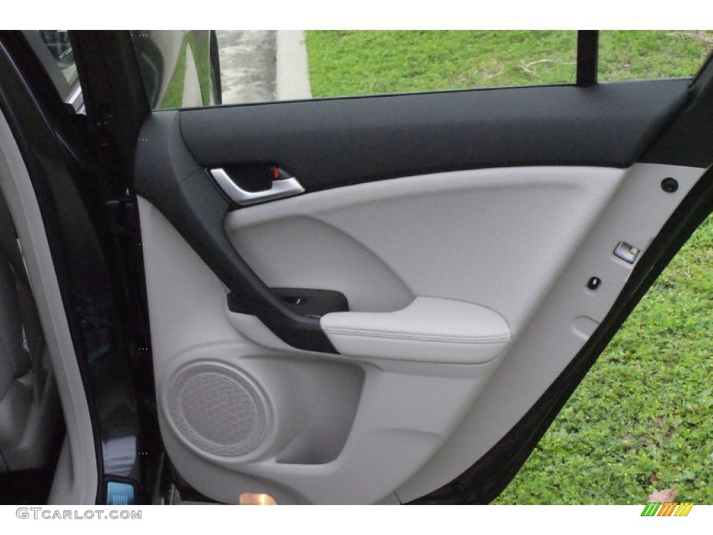 2014 Acura TSX Technology Sedan Graystone Door Panel Photo #91067448