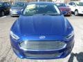 2014 Deep Impact Blue Ford Fusion SE  photo #6