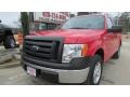 2011 Race Red Ford F150 XLT Regular Cab  photo #2