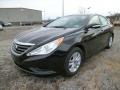 2014 Phantom Black Metallic Hyundai Sonata GLS  photo #3