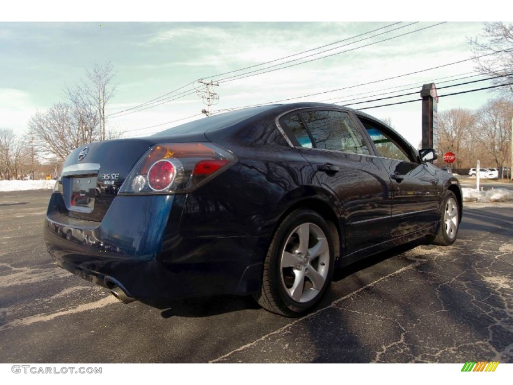 2008 Altima 3.5 SE - Majestic Blue Metallic / Charcoal photo #6