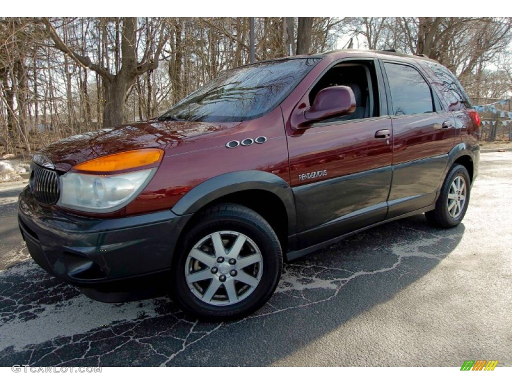 Medium Red 2002 Buick Rendezvous CXL AWD Exterior Photo #91072458