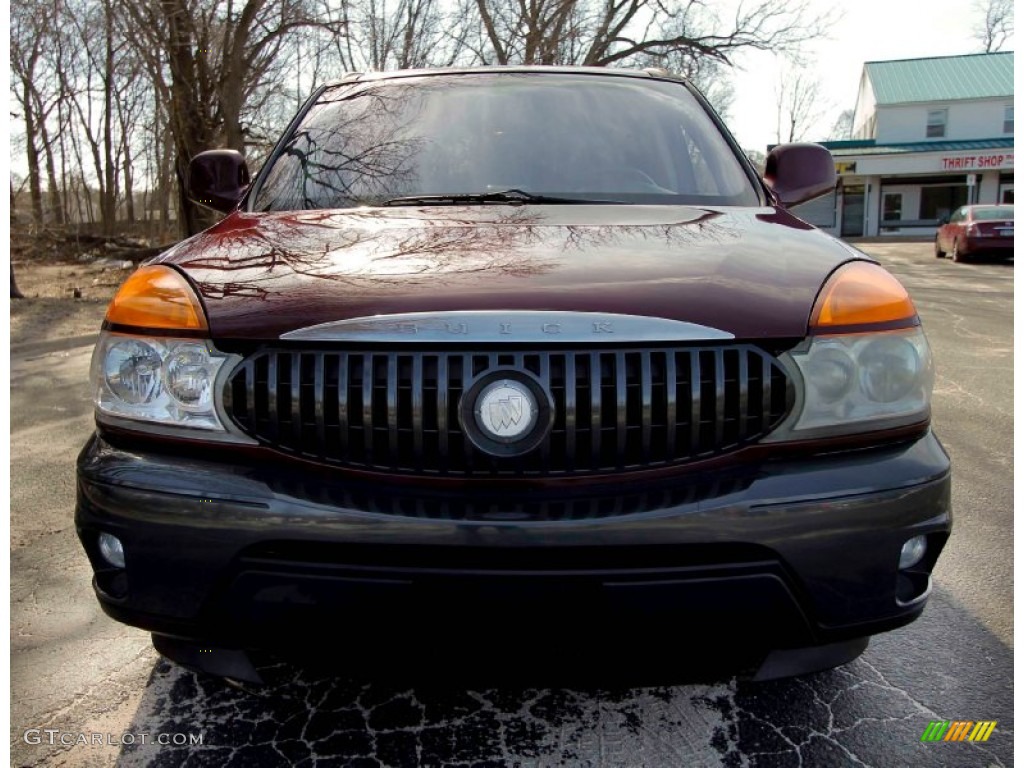 2002 Rendezvous CXL AWD - Medium Red / Dark Gray photo #2