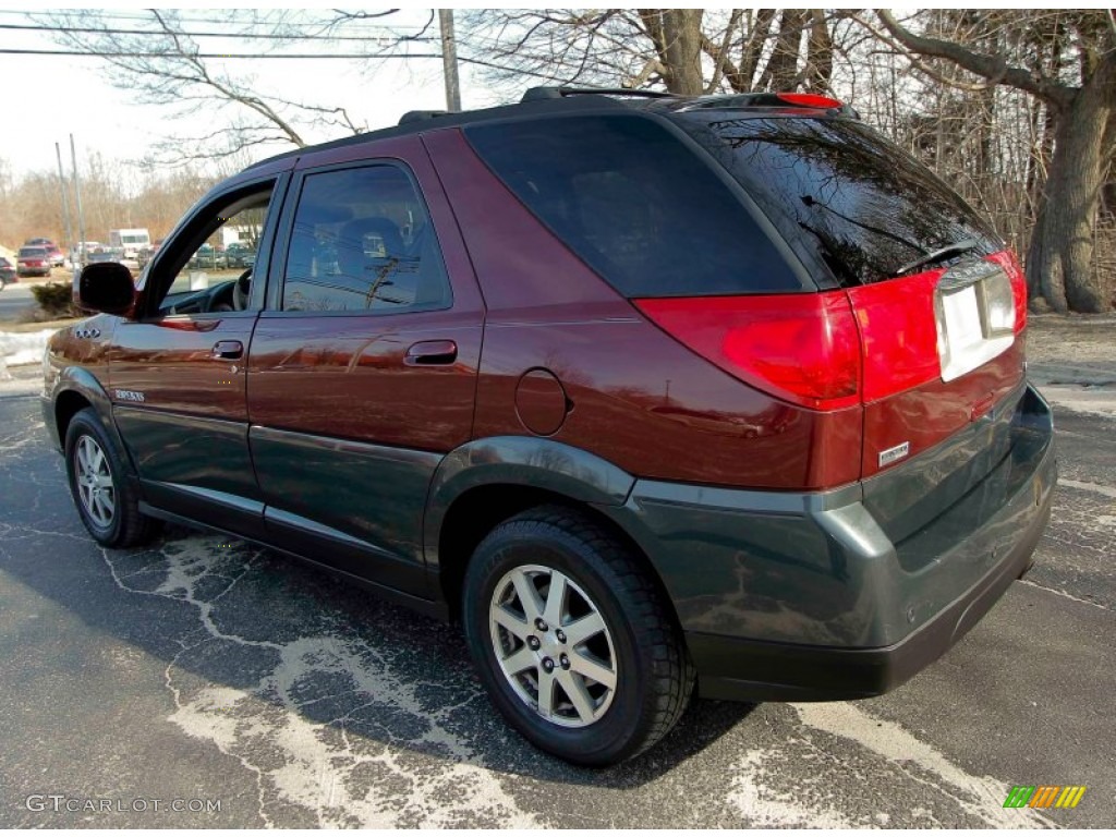 2002 Rendezvous CXL AWD - Medium Red / Dark Gray photo #4