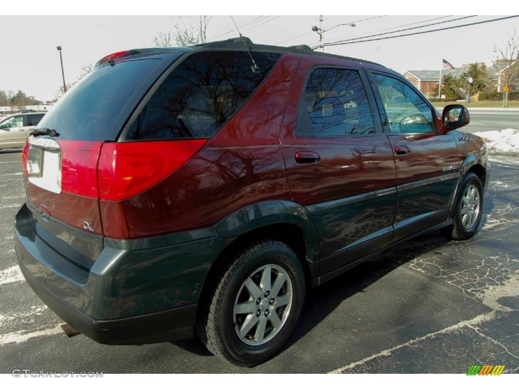 2002 Rendezvous CXL AWD - Medium Red / Dark Gray photo #8