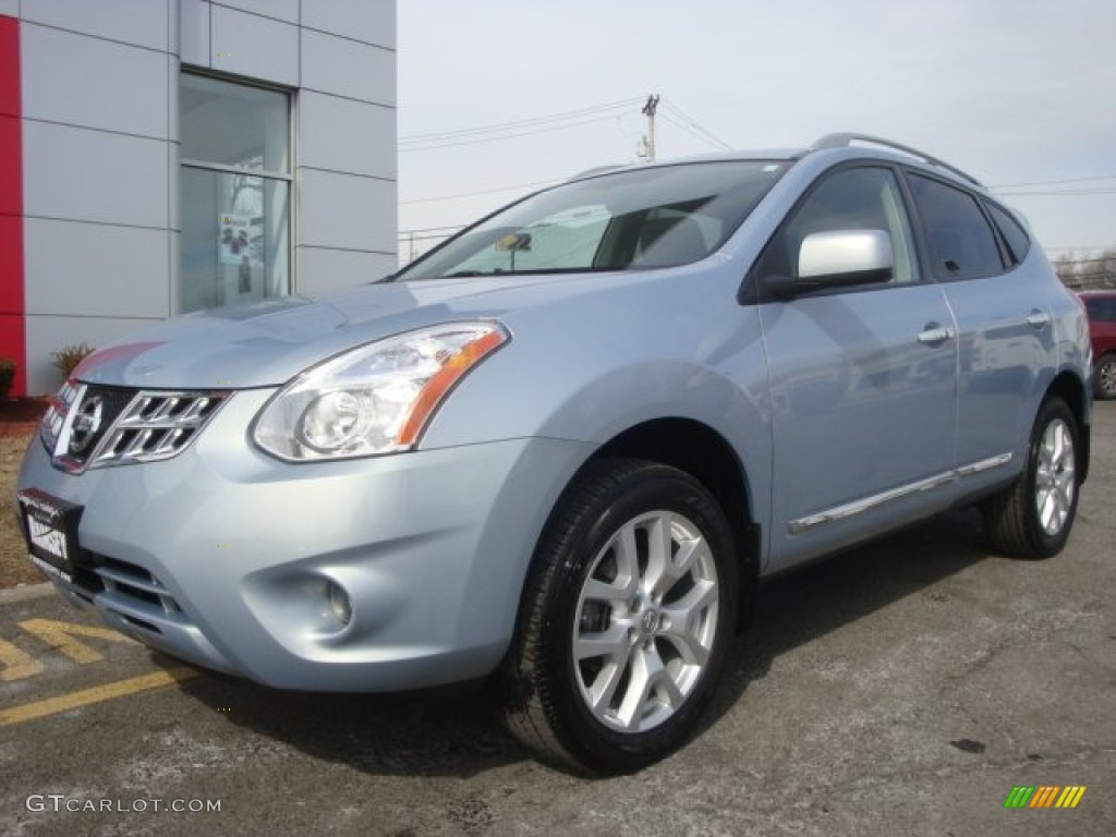 2011 Rogue SV AWD - Frosted Steel Metallic / Gray photo #1