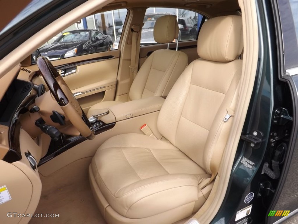2012 S 550 4Matic Sedan - Jade Green Metallic / Cashmere/Savanna photo #11