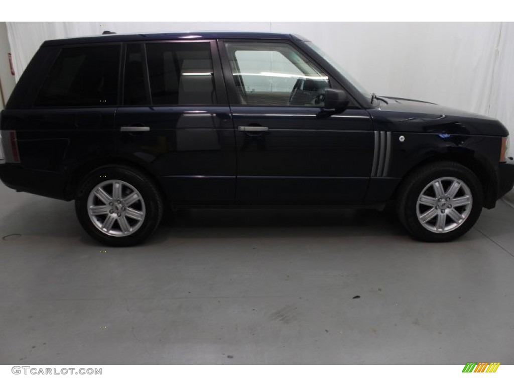 2007 Range Rover HSE - Buckingham Blue Metallic / Sand Beige photo #7