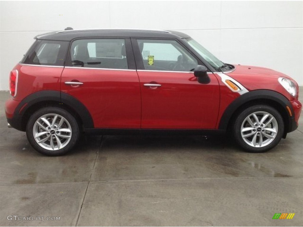 Blazing Red Metallic 2014 Mini Cooper Countryman Exterior Photo #91073847
