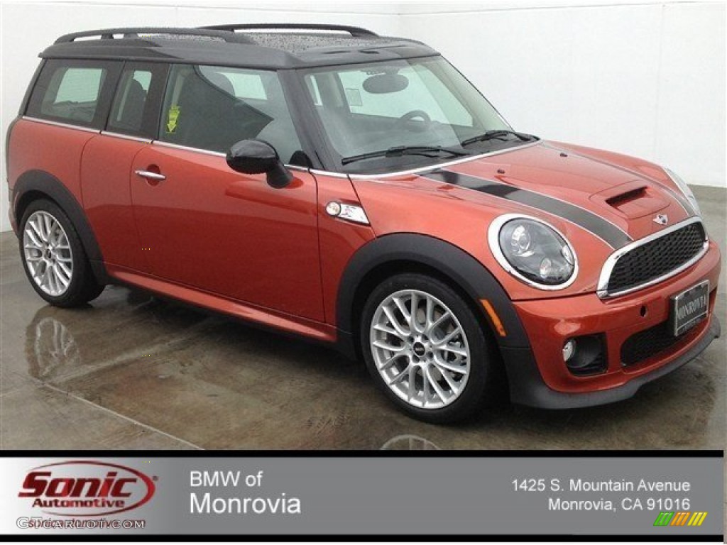 2014 Cooper S Clubman - Spice Orange Metallic / Carbon Black photo #1