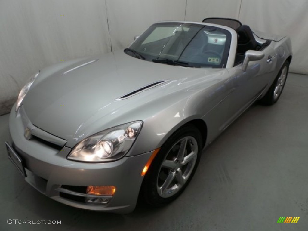 2007 Sky Roadster - Silver Pearl / Black photo #3