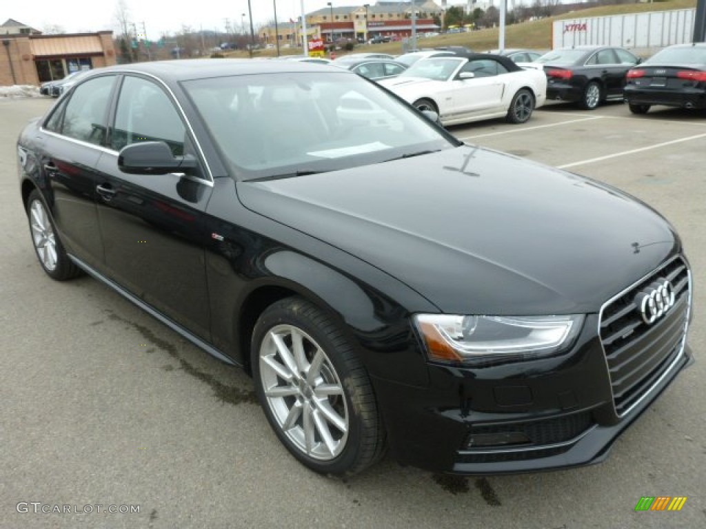 Brilliant Black 2014 Audi A4 2.0T quattro Sedan Exterior Photo #91076498