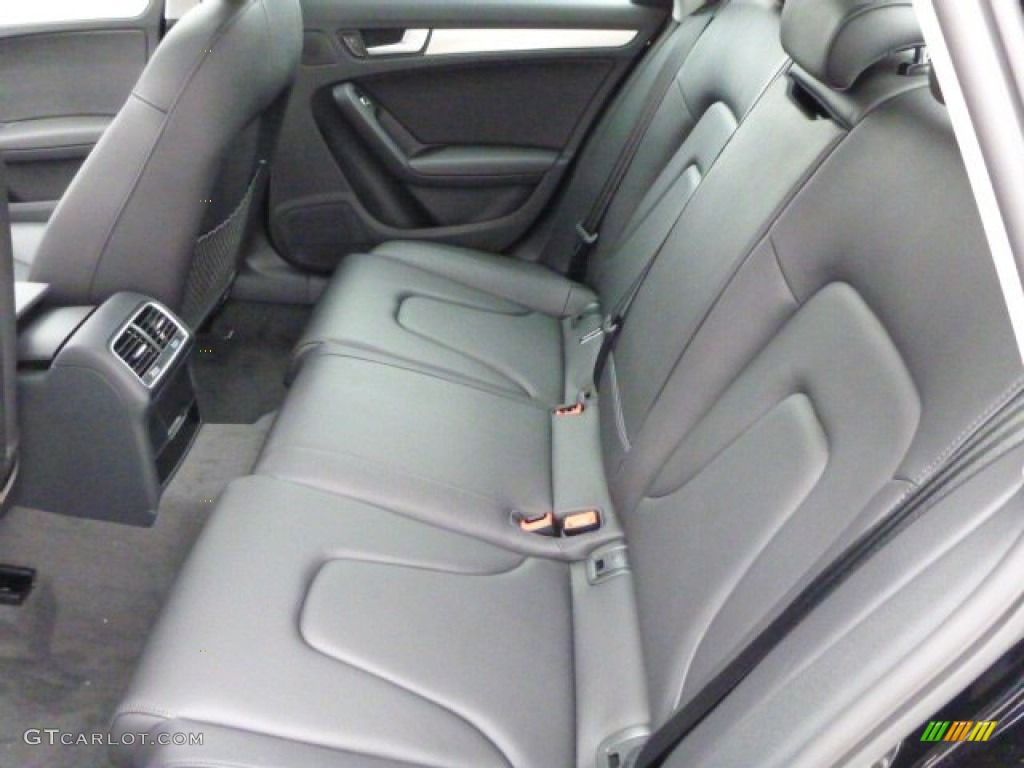 Black Interior 2014 Audi A4 2.0T quattro Sedan Photo #91076549