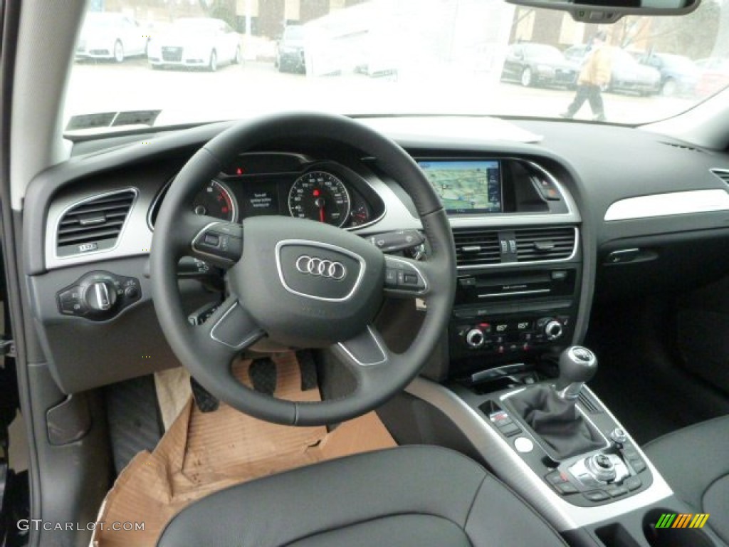 Black Interior 2014 Audi A4 2.0T quattro Sedan Photo #91076561