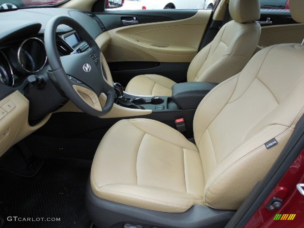 2011 Sonata Limited - Venetian Red / Camel photo #4