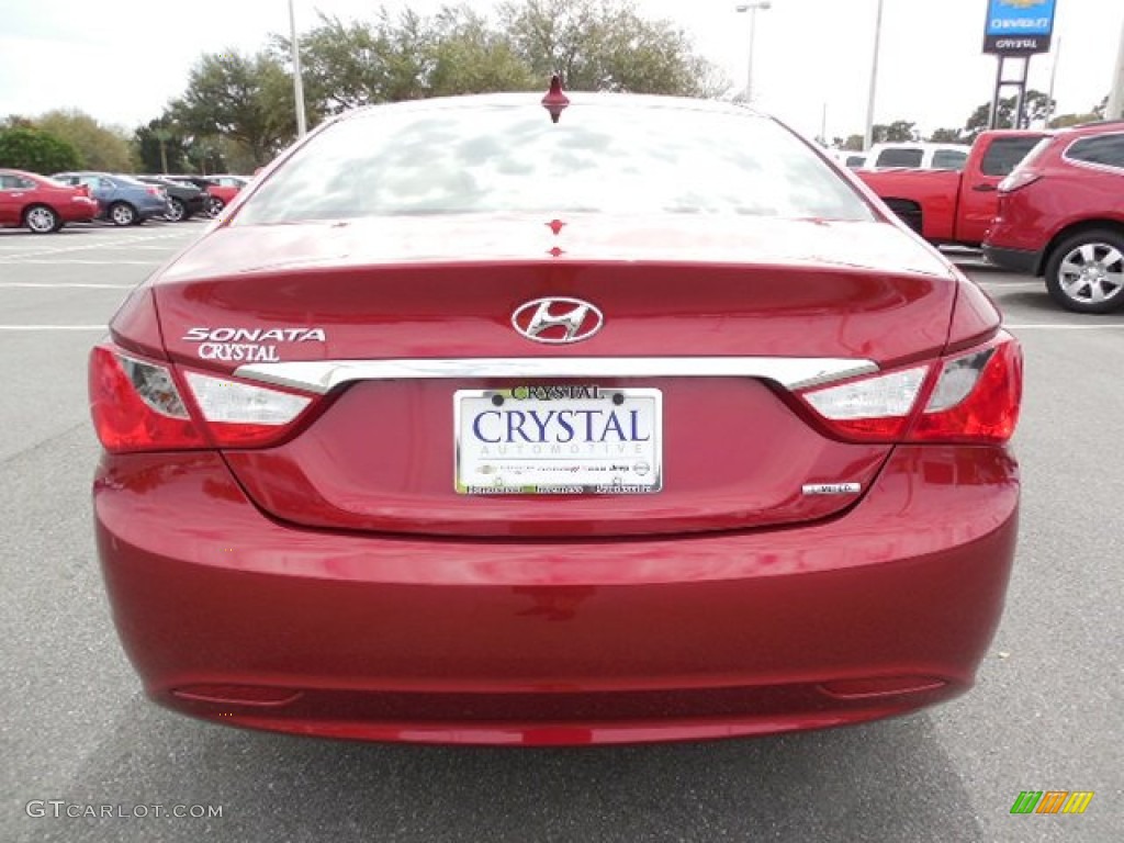 2011 Sonata Limited - Venetian Red / Camel photo #7