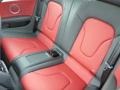 Black/Magma Red 2014 Audi S5 3.0T Premium Plus quattro Cabriolet Interior Color