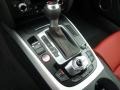 2014 Audi S5 Black/Magma Red Interior Transmission Photo