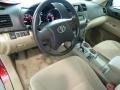 2009 Toyota Highlander Sand Beige Interior Interior Photo