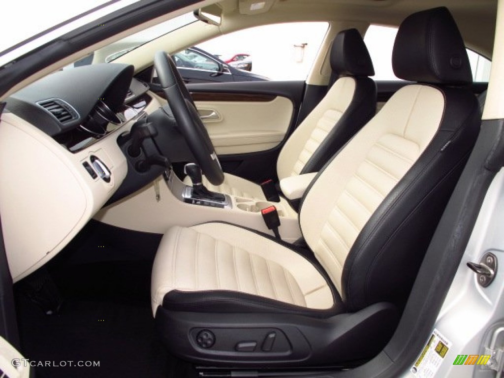 2012 CC Lux Plus - White Gold Metallic / Black/Cornsilk Beige photo #13