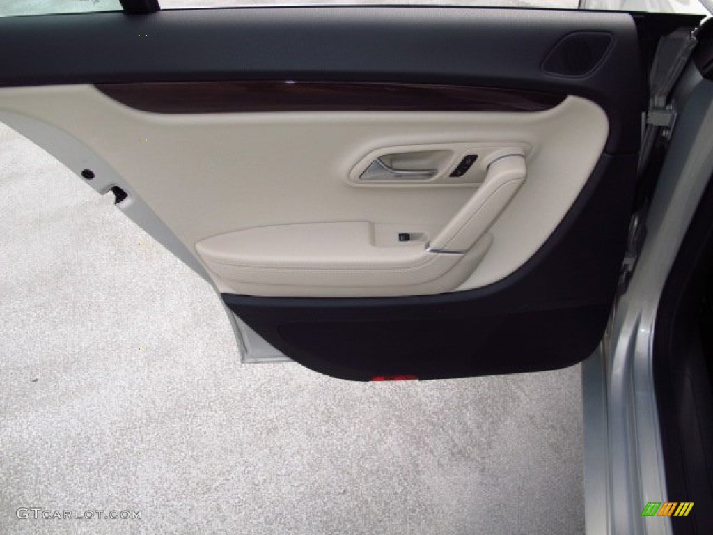 2012 CC Lux Plus - White Gold Metallic / Black/Cornsilk Beige photo #14