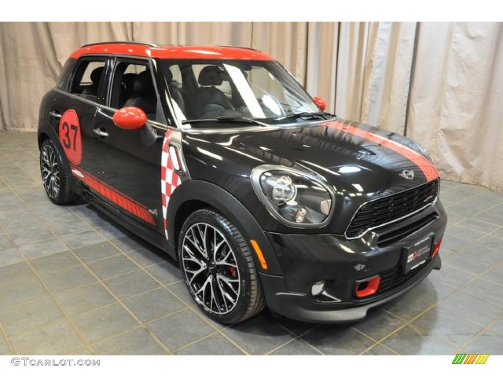 Absolute Black 2013 Mini Cooper John Cooper Works Countryman Exterior Photo #91082485