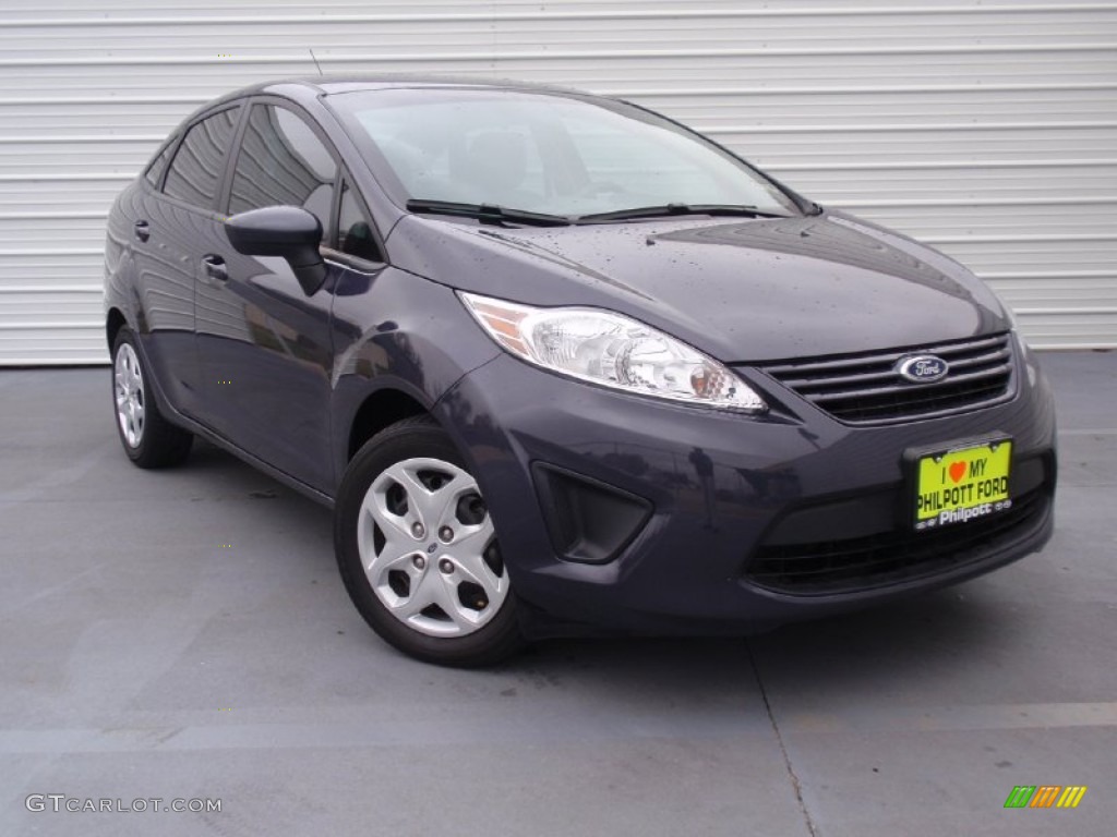 Violet Gray Ford Fiesta