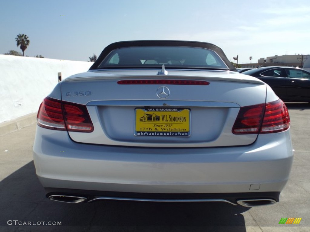 2014 E 350 Cabriolet - Iridium Silver Metallic / Black photo #9