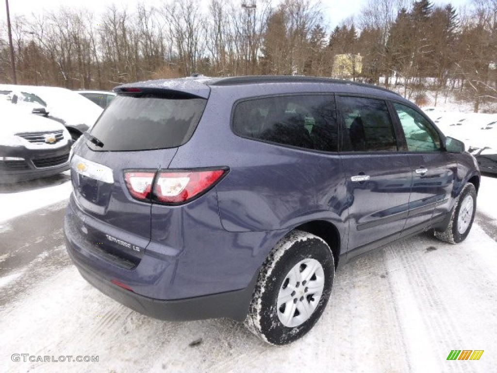 2014 Traverse LS AWD - Atlantis Blue Metallic / Dark Titanium/Light Titanium photo #5