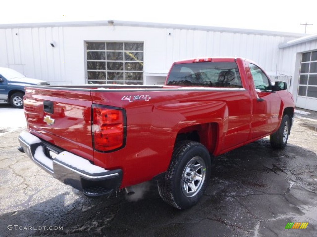 2014 Silverado 1500 WT Regular Cab 4x4 - Victory Red / Jet Black/Dark Ash photo #8