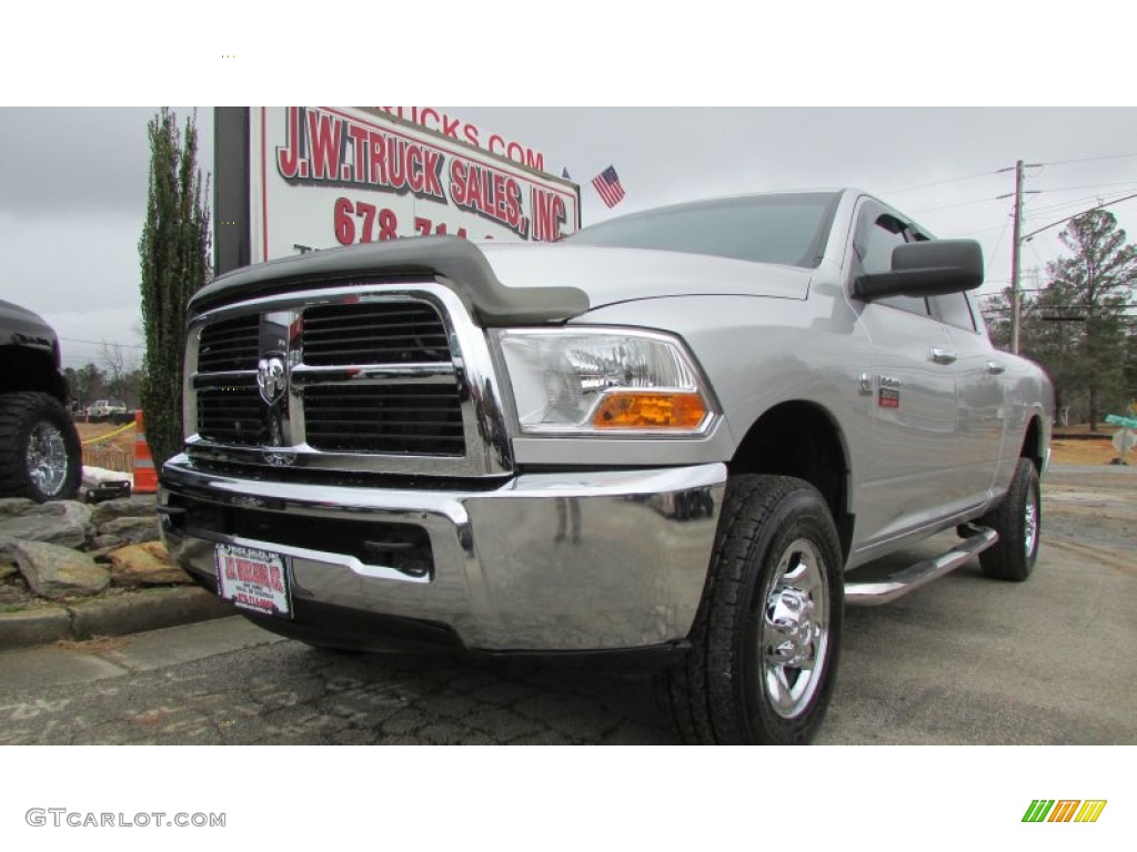 2012 Ram 2500 HD SLT Crew Cab 4x4 - Bright Silver Metallic / Dark Slate/Medium Graystone photo #1