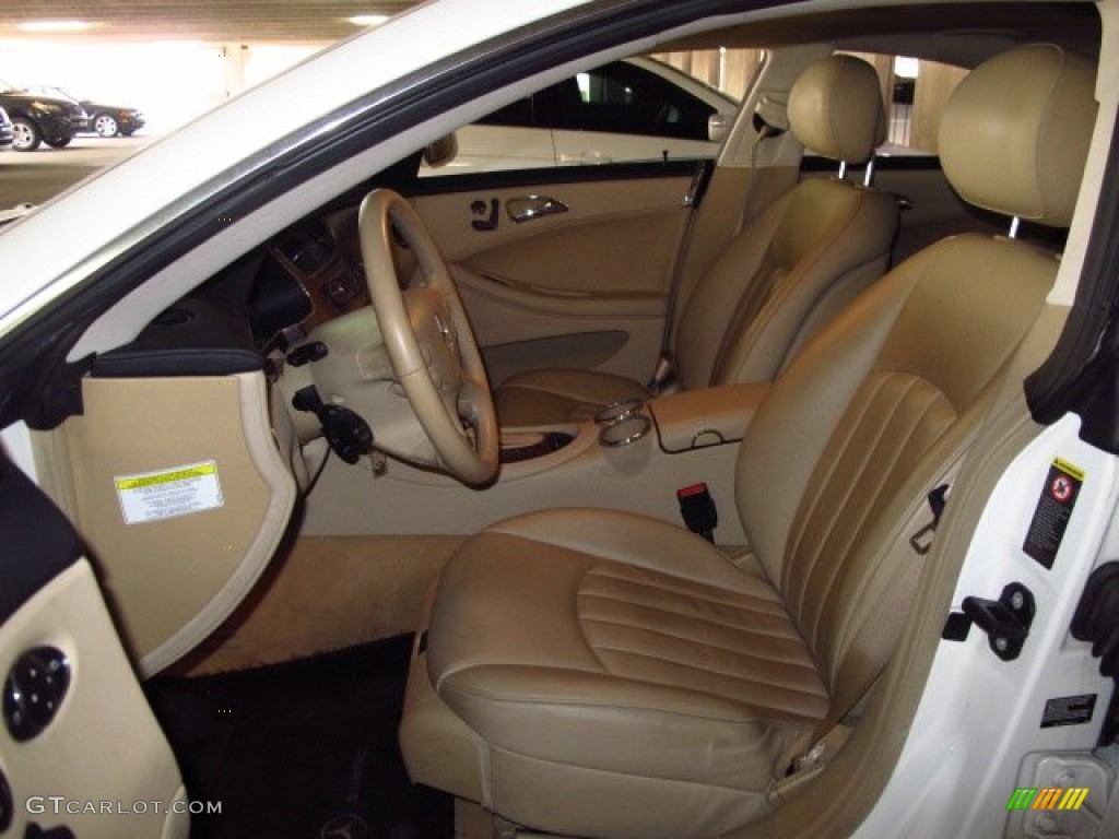 2006 CLS 500 - Alabaster White / Cashmere Beige photo #11