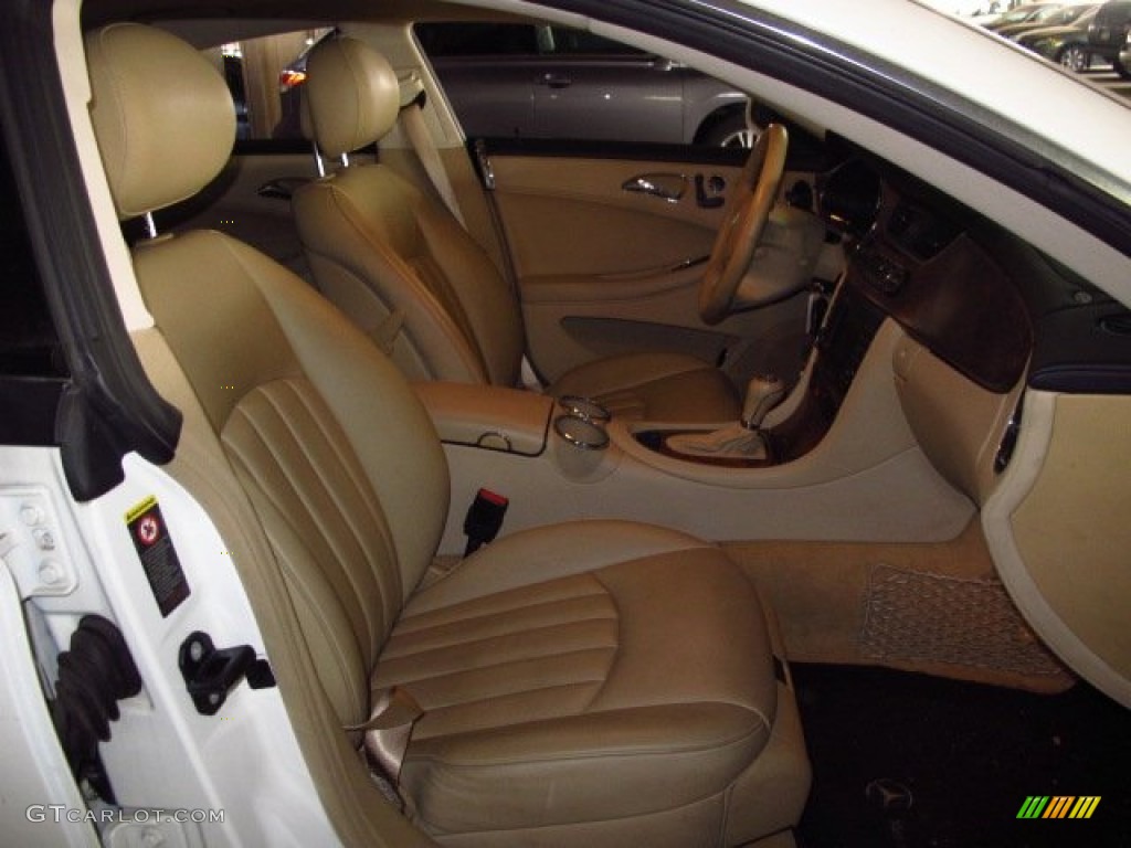 2006 CLS 500 - Alabaster White / Cashmere Beige photo #17