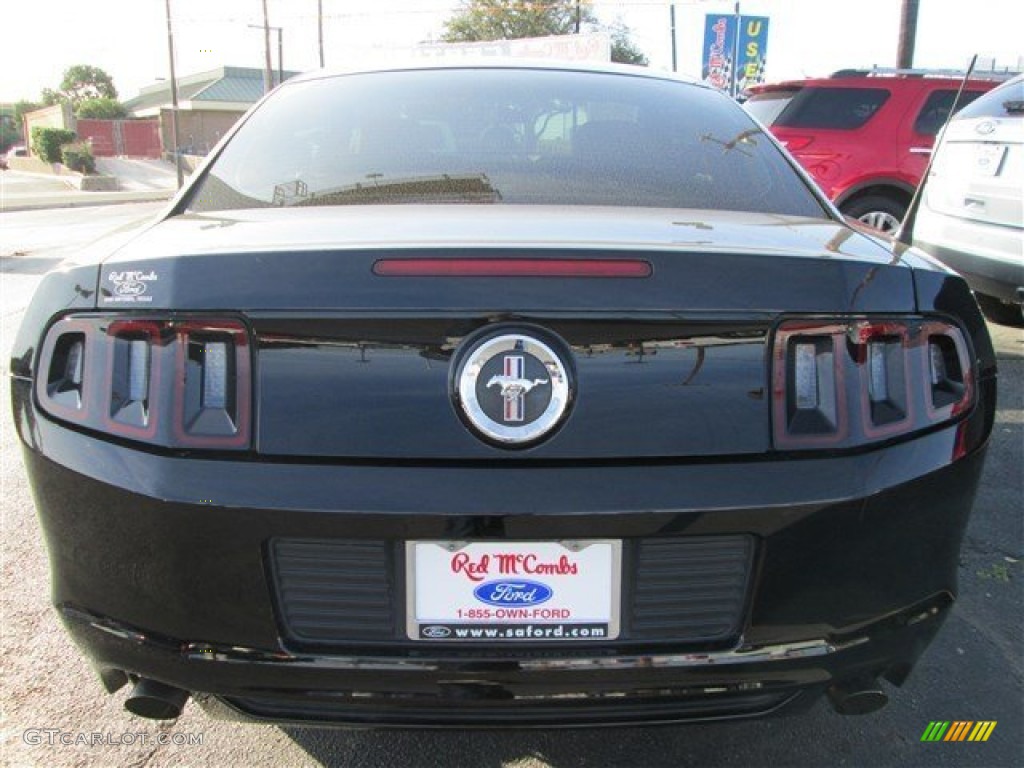 2013 Mustang V6 Premium Coupe - Black / Charcoal Black photo #5