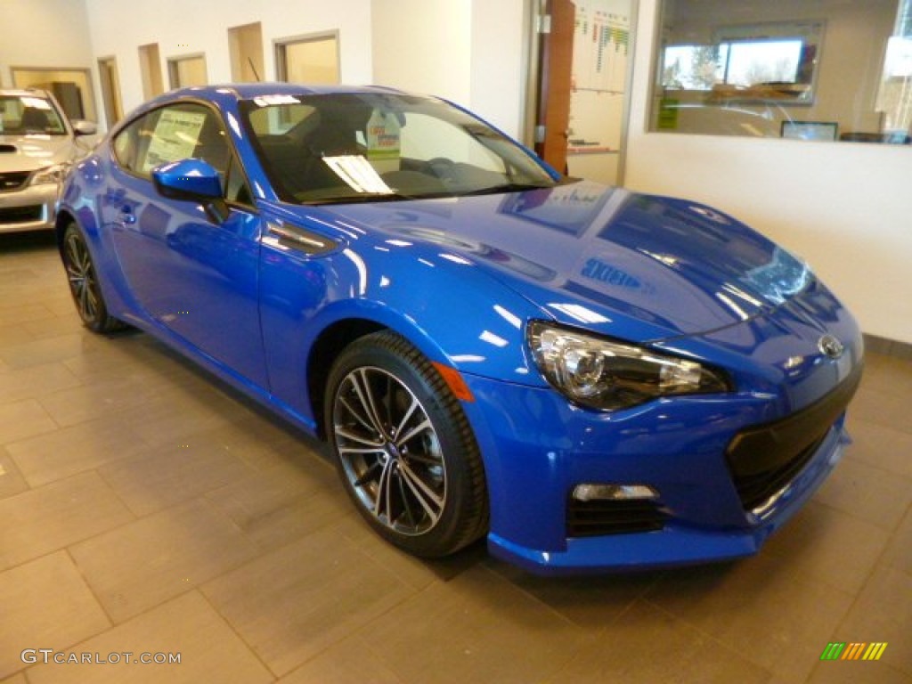 2014 BRZ Premium - WR Blue Pearl / Black photo #1