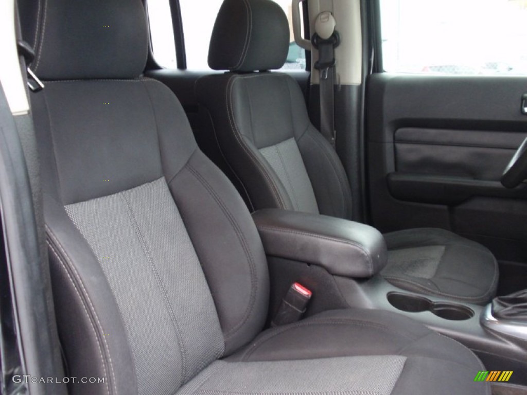 Ebony Black/Pewter Interior 2007 Hummer H3 X Photo #91086289