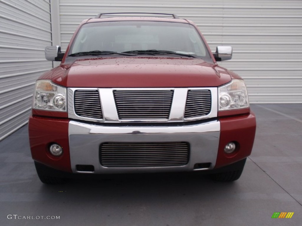 2006 Armada LE - Red Brawn / Steel/Titanium photo #8