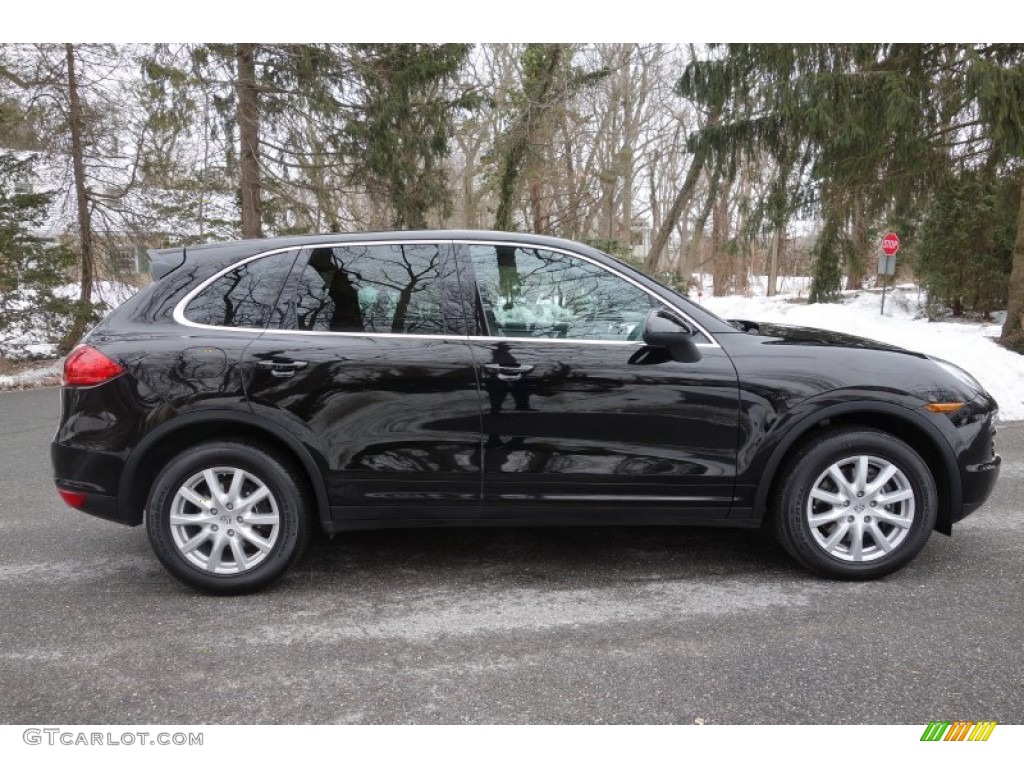 Black 2012 Porsche Cayenne Standard Cayenne Model Exterior Photo #91087261