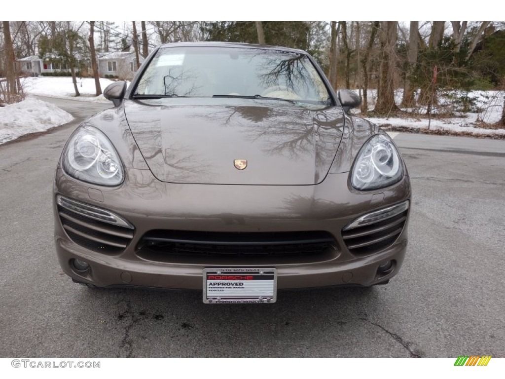 2012 Cayenne  - Umber Brown Metallic / Luxor Beige photo #2