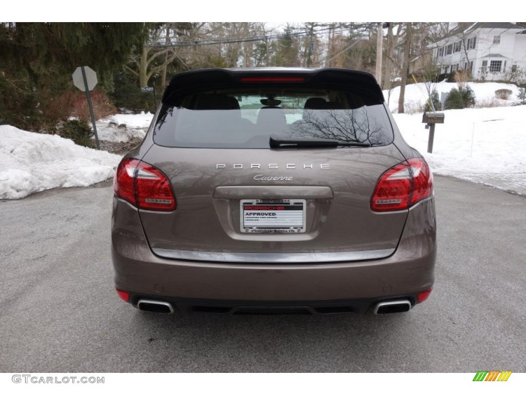 2012 Cayenne  - Umber Brown Metallic / Luxor Beige photo #5