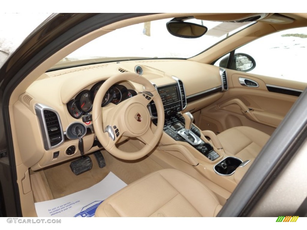 Luxor Beige Interior 2012 Porsche Cayenne Standard Cayenne Model Photo #91087807