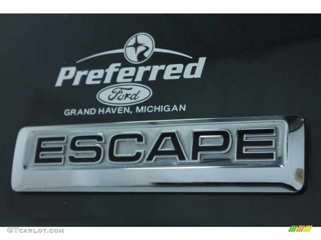 2008 Escape Hybrid 4WD - Black Pearl Slate Metallic / Stone photo #12
